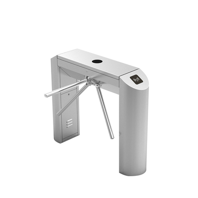304 stainless steel half height tripod turnstile gate height 3 arm turnstile with barcode access control system
